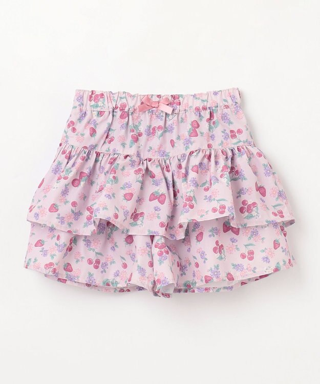 ANY KIDS 【チェリーベリーシリーズ】フルーツ フリル キュロット ピンク系