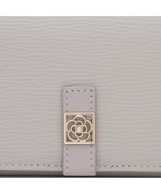 CLATHAS デフィ かぶせ長財布 ライトグレー