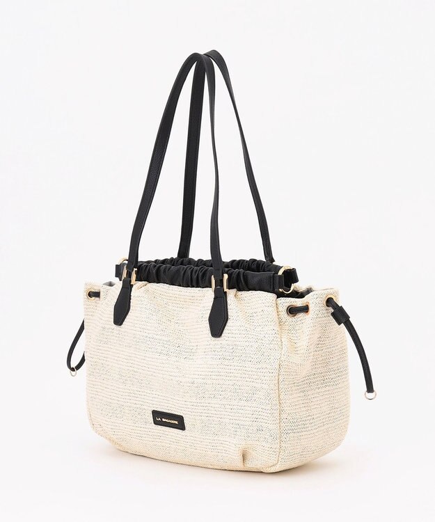 LA BAGAGERIE シャーリング2WAYサマーバッグ アイボリー