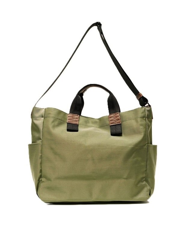 Regalo Felice 【B4サイズまで収納可 / ポケット7ヶ所 / ショルダー付き】2wayトート / REGALO KA(カーキ)