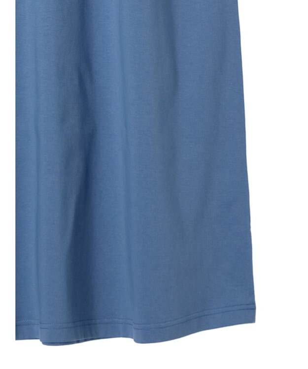 CRAFT STANDARD BOUTIQUE 接触冷感機能性フレンチスリーブワンピース Blue