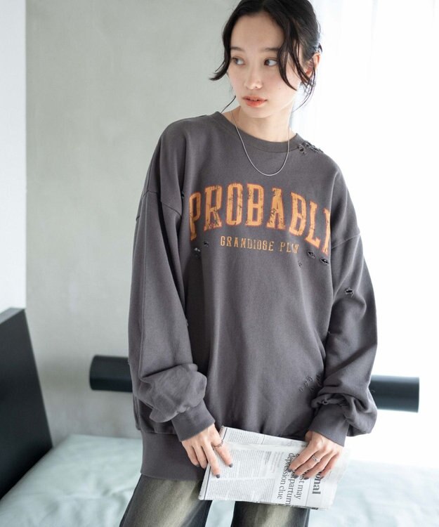 WEGO ダメージスウェット 柄3