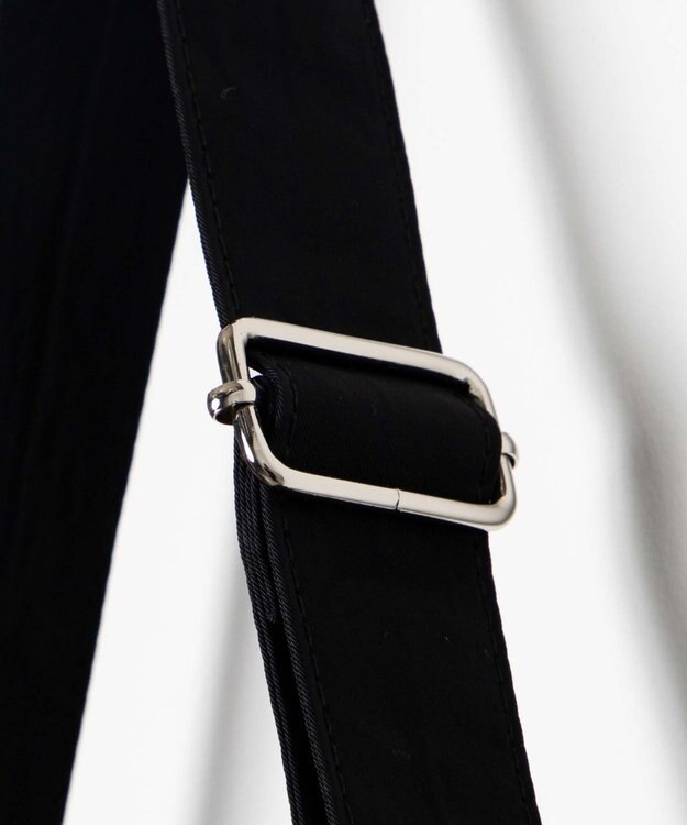 WEGO ポーチ付きナイロンショルダーバッグ ブラック