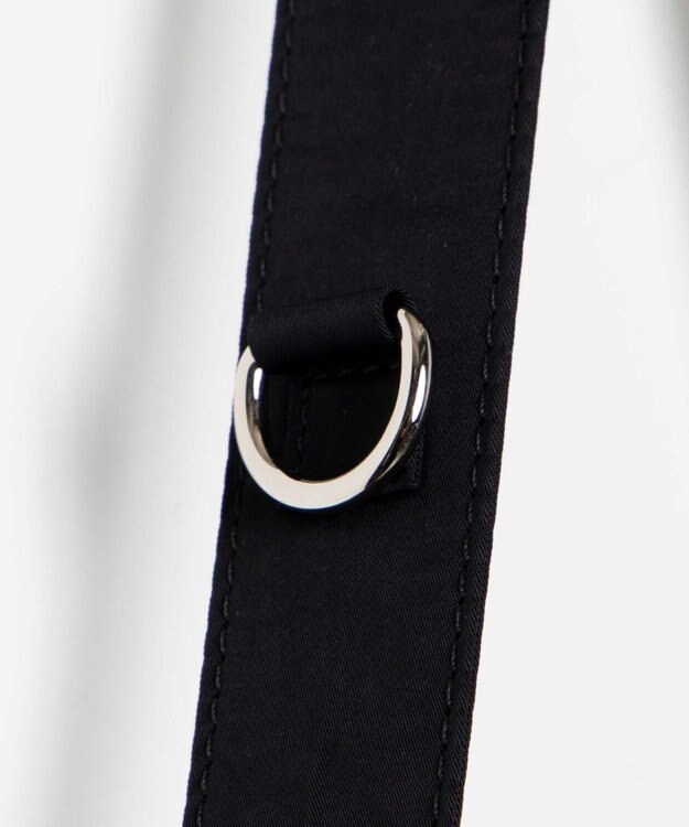 WEGO ポーチ付きナイロンショルダーバッグ ブラック