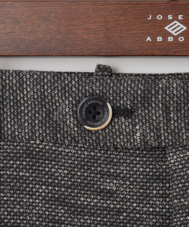 JOSEPH ABBOUD 【JAPAN FABRIC】ウエスト伸びる ジャージー パンツ グレー系