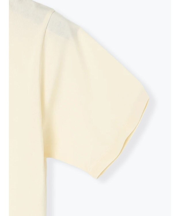 Te chichi フロッキープリントロゴTシャツ ベージュ