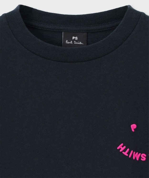 Paul Smith Happy クロップド 半袖Tシャツ ネイビー