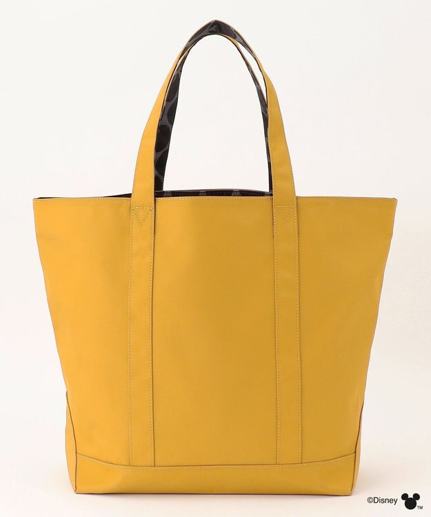 Y'SACCS 【Disney Collection】シルエットプリントトートバッグ　Lサイズ マスタード