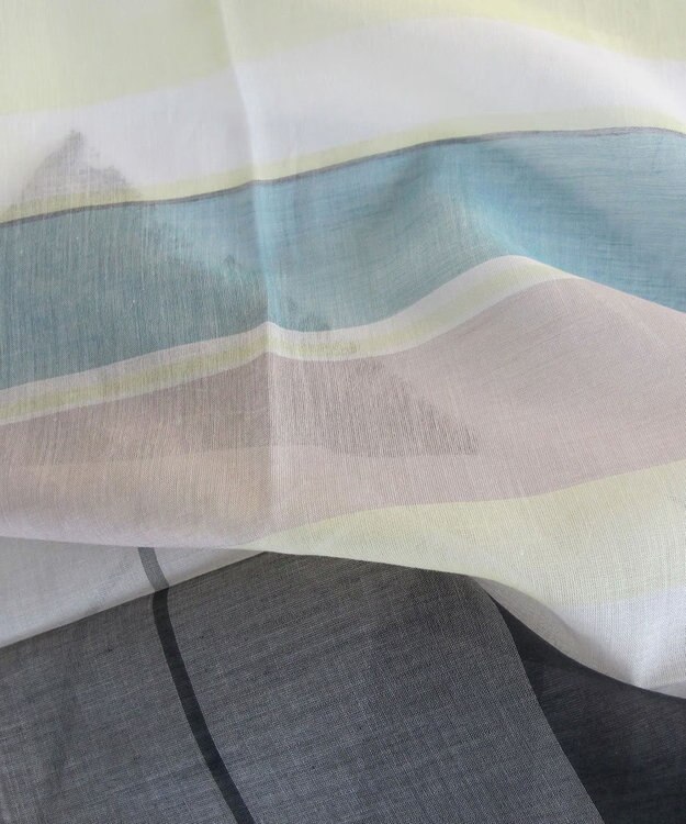 POLS 播州織 極細コットンストール Sサイズ グリーン