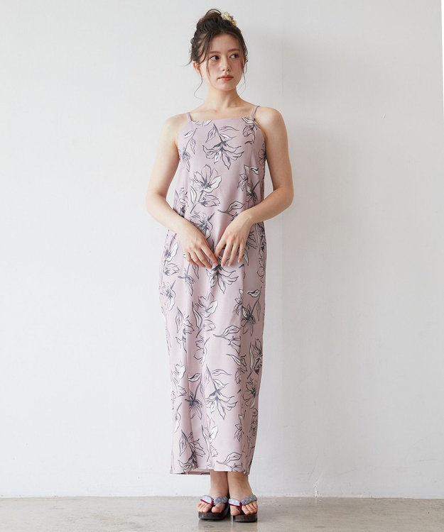 Feroux 【洗える・2WAY】 簡単着付け 浴衣 3点セット ピンク系4