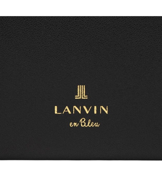 LANVIN en Bleu イエナ 二つ折り中ボックス財布 ブラック