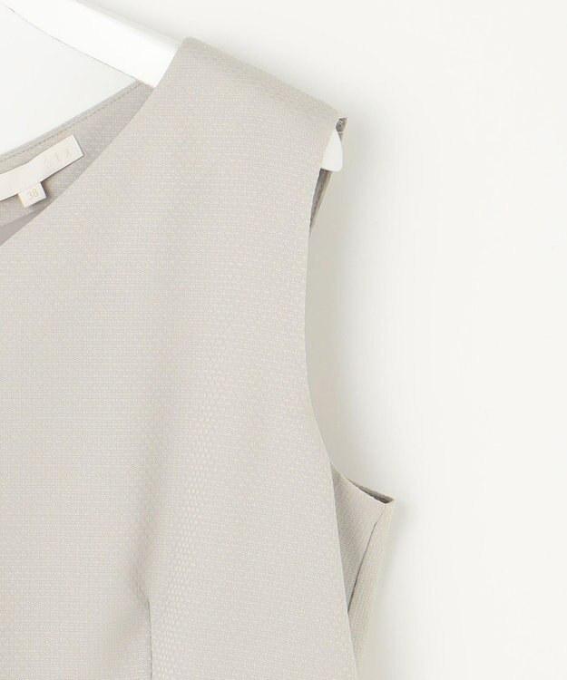 自由区 【カタログ掲載・洗える】レースブラウスコンビ ワンピース サンドベージュ