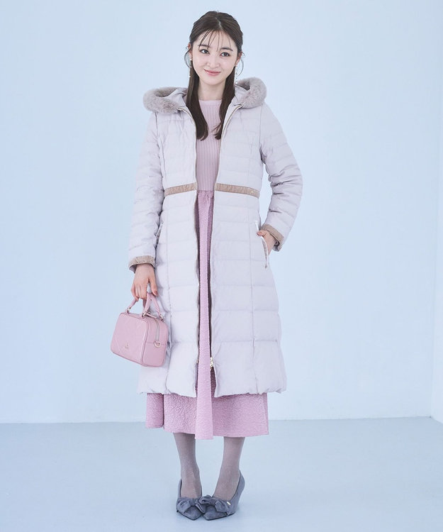 TOCCA 【美人百花掲載】OREILLER BAG ミニボストンバッグ ピンク系