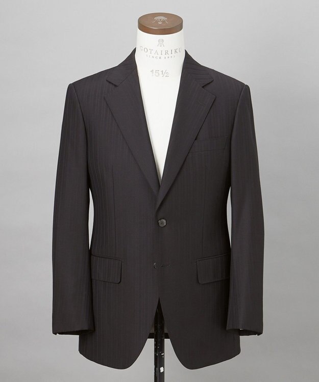 GOTAIRIKU 【御幸毛織】TIMEBRID スーツ ダークブラウン系8
