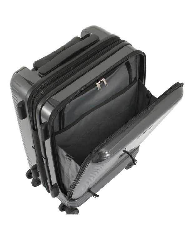 ACE BAGS & LUGGAGE World Traveler プリマス フロントポケット スーツケース 27-35L 06701 ワールドトラベラー ガンメタリック