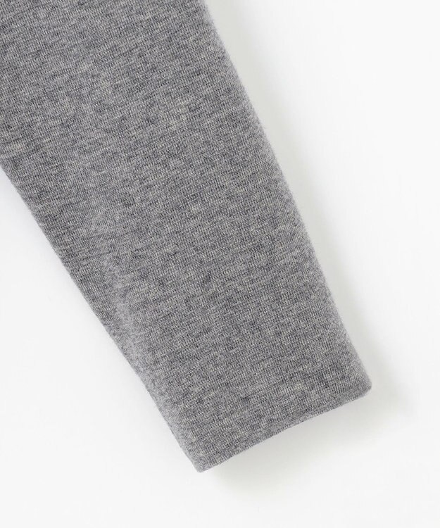 J.PRESS LADIES L 【WEB限定・洗える】WORSTED WOOL クルーネック カーディガン 【WEB限定】トップグレー系