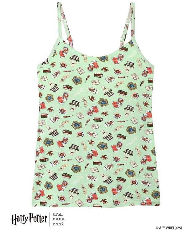 une nana cool 【ハリー・ポッターコラボ】 Harry Potter * une nana cool カップ付きキャミソール ミント