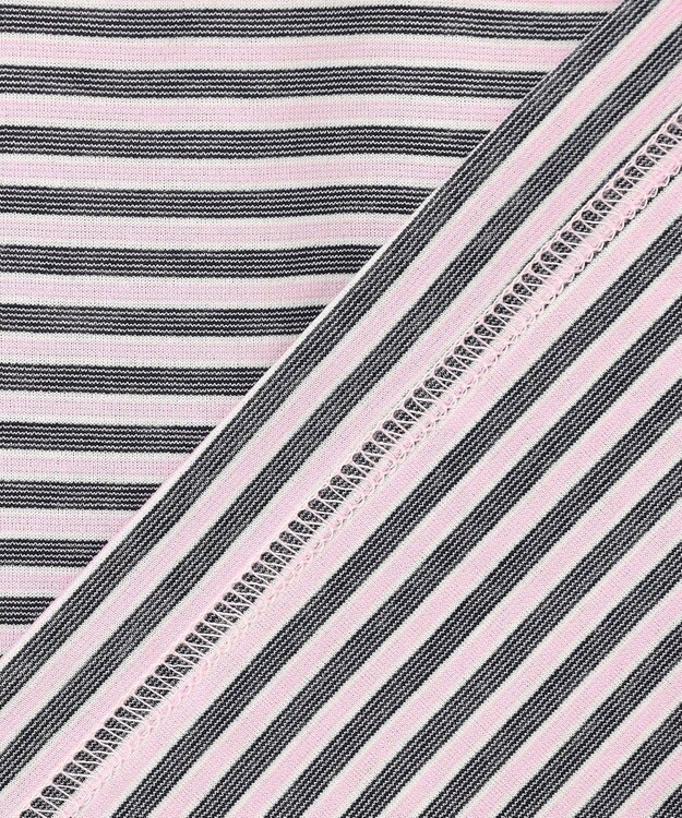 UNFILO MENS 【OCEANS 雑誌・web 掲載】スマート ストレッチ TEE【男女兼用/ギフトにもおすすめ】 ピンクボーダー