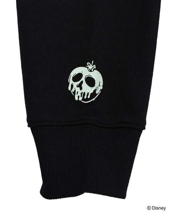 Green Parks Villains／袖口りんご裏毛プルオーバー Black