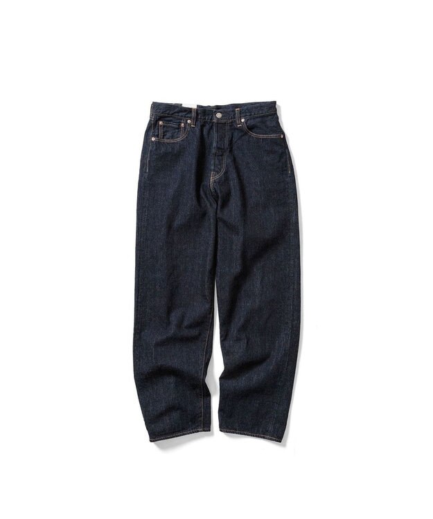 LENO LOOSE TAPERED JEANS 《UNISEX》 ルーズテーパードデニムパンツ INDIGO