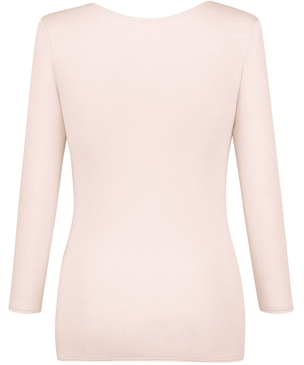 Wing あったかインナー 綿100％ やわらかな肌ざわり 毛玉になりにくい 型くずれしにくい 【綿の贅沢リッチ】 保温性 8分袖 長袖 秋 冬 EL4881 ウイング／ワコール ピンク