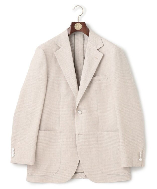 J.PRESS MEN 【WEB・一部店舗限定】リネンコットンワッフル ジャケット アイボリー系