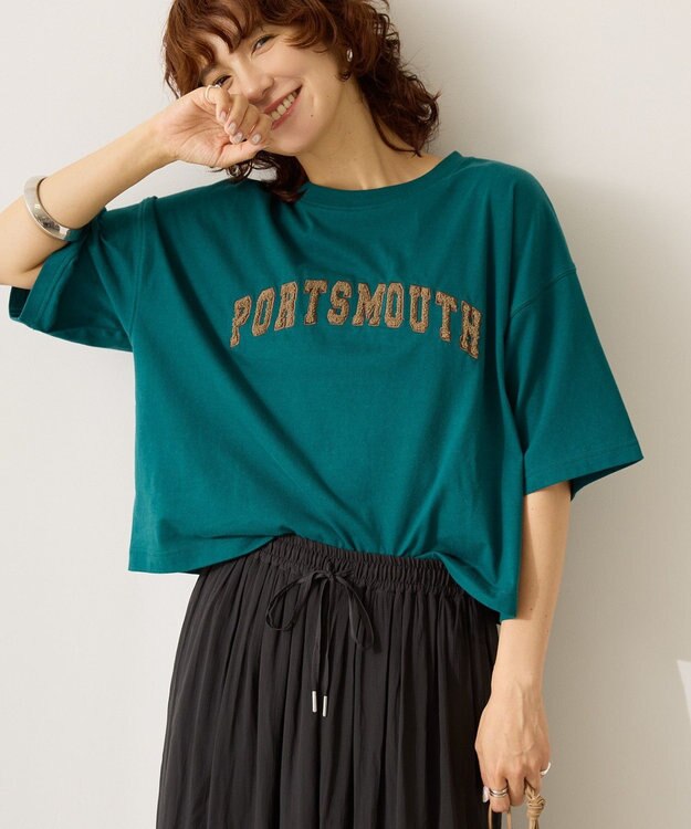 AMERICAN HOLIC アソートサガラ刺繍Tシャツ Green