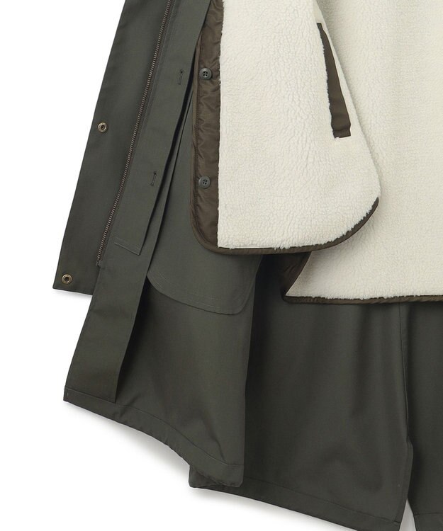 23区 【SLOW/一部店舗限定】4WAY モッズコート カーキ系