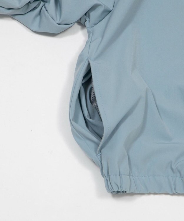 WEGO 【日焼け対策/セットアップ対応】ラッシュガードシャーリングパーカー ブルー