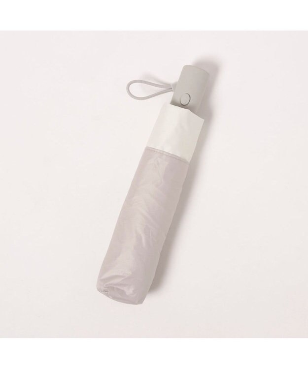 UNBILLION カシュネ cachenez / PU軽量バイカラー自動開閉3段折りたたみ傘 ダークベージュ