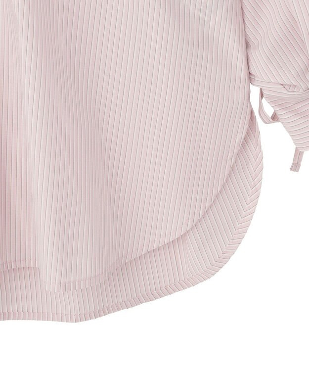 AMERICAN HOLIC 【イージーケア】バックギャザーリボンシャツ Pink