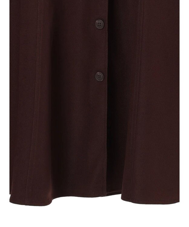 earth music&ecology フロントボタンスカート Brown