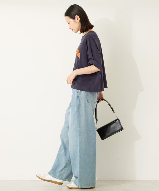 AMERICAN HOLIC アソートサガラ刺繍Tシャツ Navy