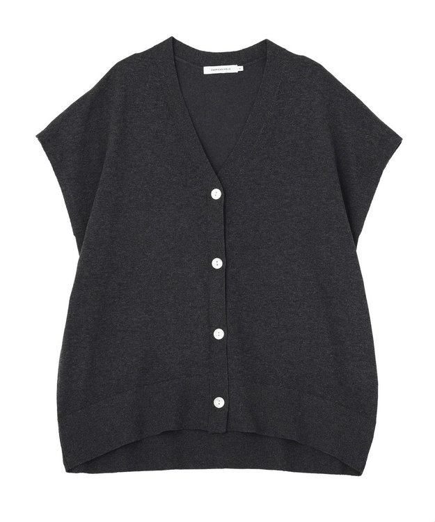 AMERICAN HOLIC 【先行予約】【WEB限定】フレンチスリーブVネックニットカーディガン Chacoal Gray