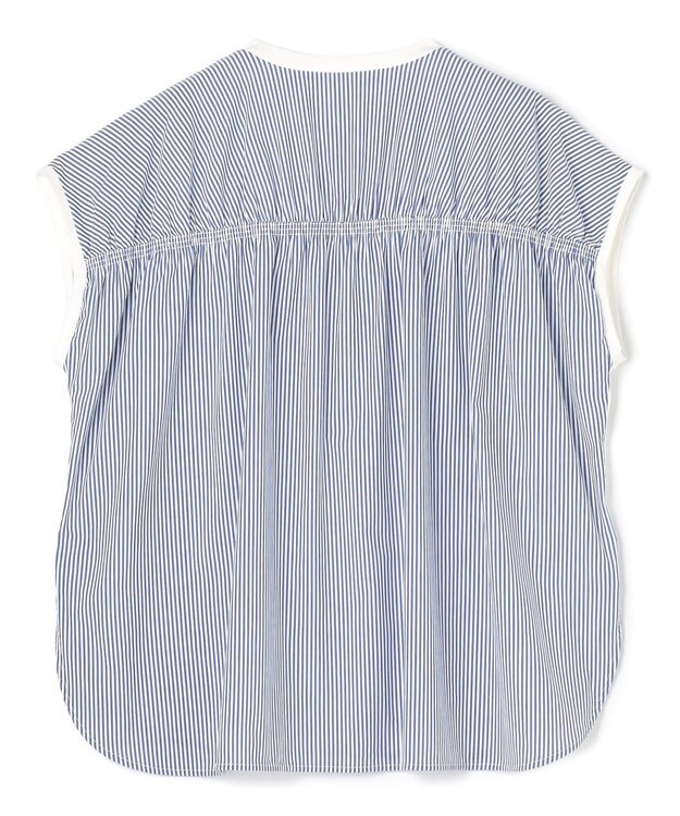 UNFILO BEAUTY FORM-T バックシャーリング Tシャツ オフ×ストライプ