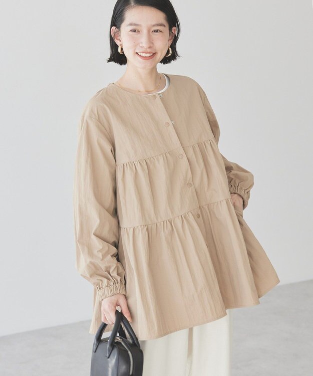 AMERICAN HOLIC ティアードブルゾン Beige