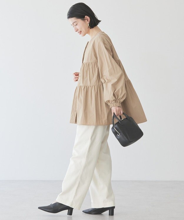 AMERICAN HOLIC ティアードブルゾン Beige