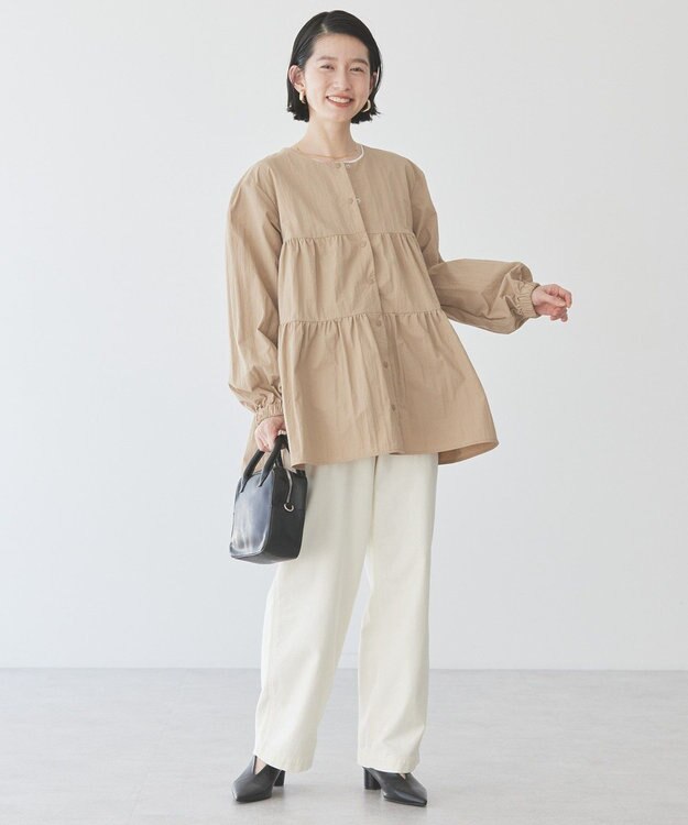 AMERICAN HOLIC ティアードブルゾン Beige