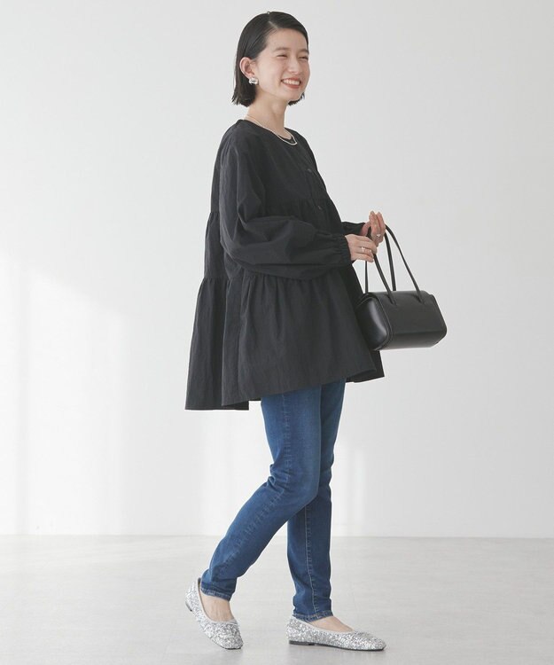 AMERICAN HOLIC ティアードブルゾン Black