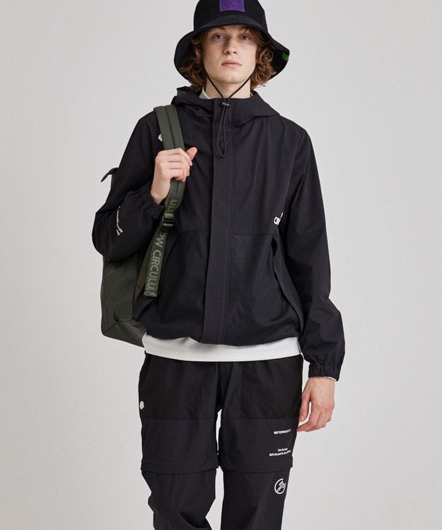 PW CIRCULUS 【撥水加工/軽量/ストレッチ】【MEN】メッシュコンビブルゾン ブラック系