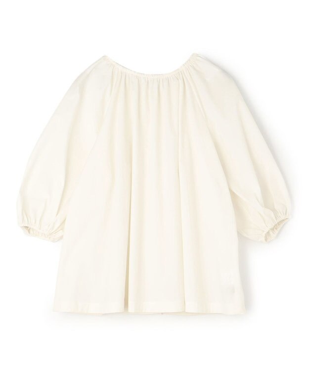 UNFILO FINE MOVE 2WAYギャザーブラウス オフ