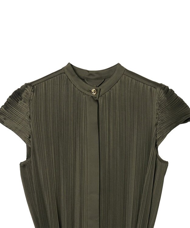 JOSEPH プリーツサテン　ドレス Palm Leaf