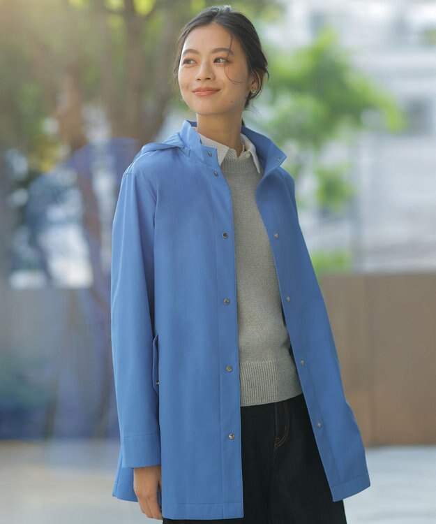 J.PRESS LADIES L 【WEB限定カラーあり・2way】エステネージュ TYPEWRITER STRIPE シャツ 【WEB限定】ホワイト×ネイビーストライプ系