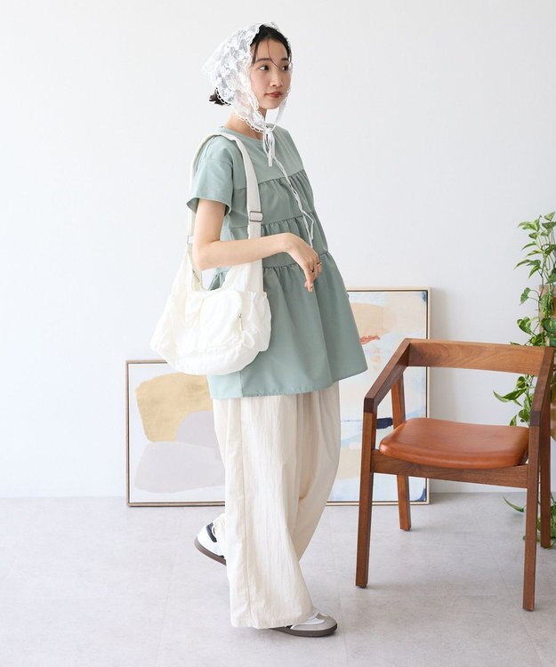 CRAFT STANDARD BOUTIQUE コクーンカラーパンツ Ivory