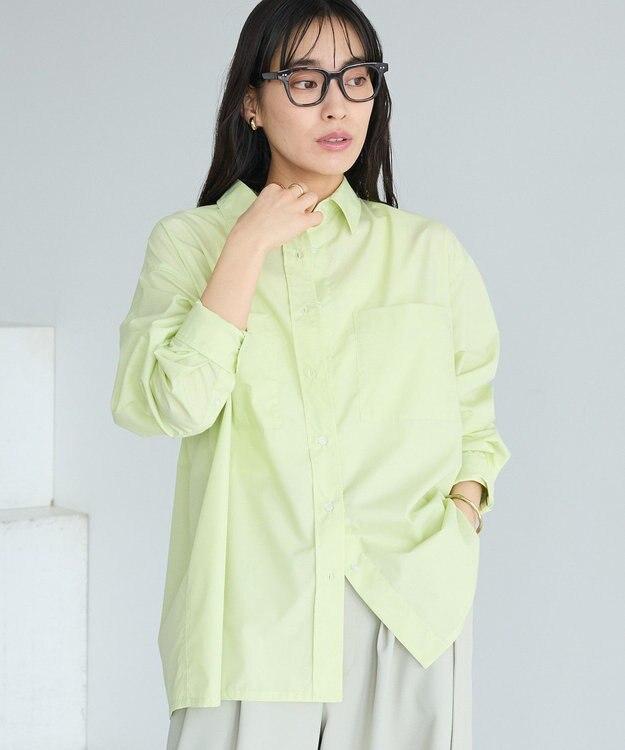 CRAFT STANDARD BOUTIQUE オーバーサイズシャツ Lime Green