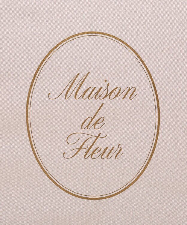 Maison de FLEUR 遮光&UV CUT リボン折りたたみ傘 Pink