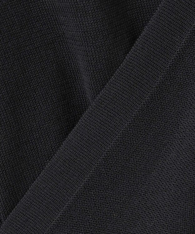 uncrave シアーコットン ポロニット ブラック