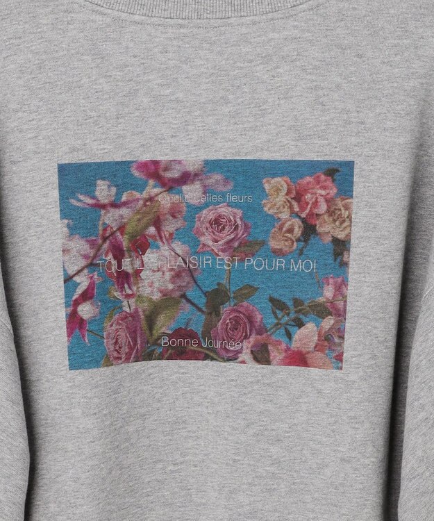 組曲 L 【先行予約・Flower Collection】クラシック裏毛 スウェット ライトグレー系