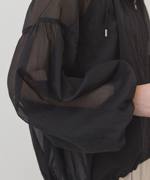 AMERICAN HOLIC シアーリップストップブルゾン Black