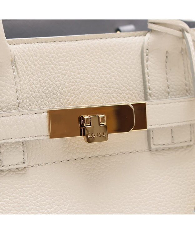 A.D.M.J. 【牛革】モーツァルト/前金具付トート24cm(Dカン＋) MOON